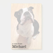 Boston Terrier Dog Post-it® Notes (Voorkant)