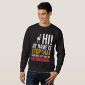 Boston Terrier Dog Puppies Owner Trui (Voorkant volledig)