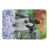 Boston Terrier Dog Puppy Badmat (Voorkant)