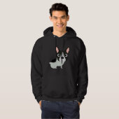 Boston Terrier Dog Puppy Hoodie (Voorkant volledig)