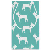 Boston Terrier Dog Puppy Klein Cadeauzakje (Achterkant)