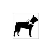 Boston Terrier Dog Puppy Rubberstempel (Afrduk)