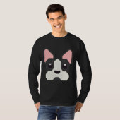 Boston Terrier Dog Puppy T-shirt (Voorkant volledig)