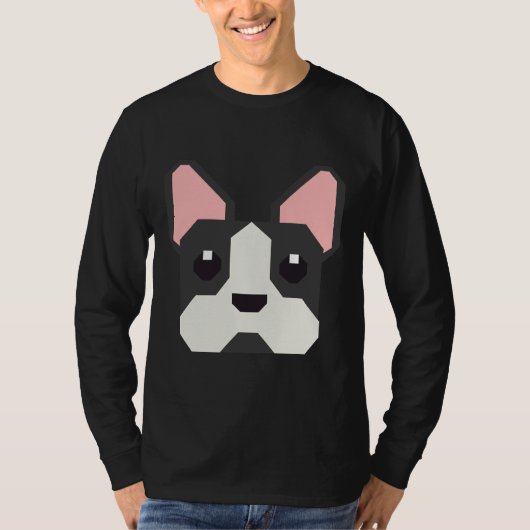 Boston Terrier Dog Puppy T-shirt (Voorkant)