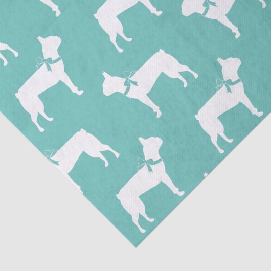 Boston Terrier Dog Puppy Tissuepapier (Detail)