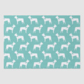 Boston Terrier Dog Puppy Tissuepapier (Voorkant)