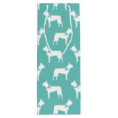 Boston Terrier Dog Puppy Wijn Cadeautas (Achterkant)