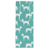 Boston Terrier Dog Puppy Wijn Cadeautas (Voorkant)