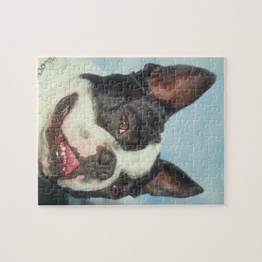 Boston Terrier Dog Puzzle Legpuzzel (Horizontaal)