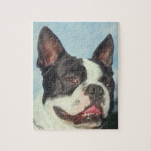 Boston Terrier Dog Puzzle Legpuzzel (Verticaal)