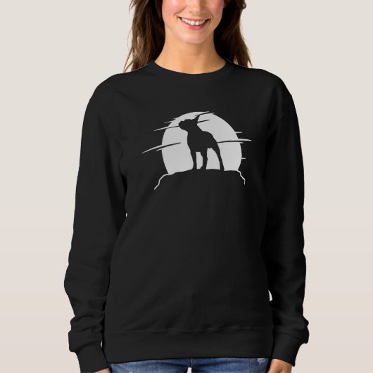 Boston Terrier Dog Retro 16 Trui (Voorkant)