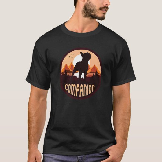 Boston Terrier Dog Retro 1 T-shirt (Voorkant)