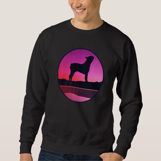 Boston Terrier Dog Retro 9 Trui (Voorkant)