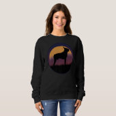 Boston Terrier Dog Retro Trui (Voorkant volledig)