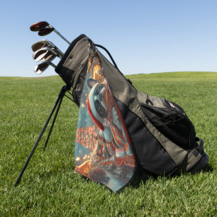 Boston Terrier Dog Roller Onderzetter Kerst Golfhanddoek