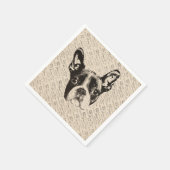 Boston Terrier dog Servet (Hoek)