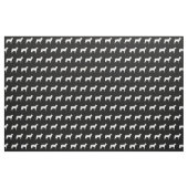 Boston Terrier Dog Silhouette Pet Stof (Fat Quarter)