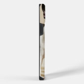 Boston Terrier Dog Spelen met Speelgoed iPhone Hoesje (Rechterkant)