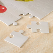 Boston Terrier Dog Spelen met Speelgoed Legpuzzel (Zijkant)