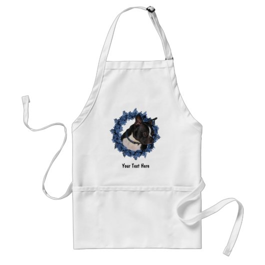 Boston Terrier Dog Standaard Schort (Voorkant)