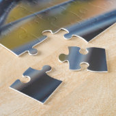 Boston Terrier Dog Sticking Head out Car Window Legpuzzel (Zijkant)