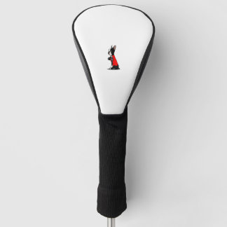 Boston Terrier Dog Tattoo Ik hou van papa Funny Fa Golfheadcover