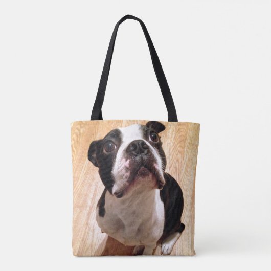 Boston Terrier Dog Tote Bag (Achterkant)