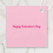 Boston Terrier Dog Valentijnsdag Bedankjes Labels (Achterkant)