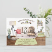 Boston Terrier Dog Verhuisaankondiging Kaart (Staand voorkant)