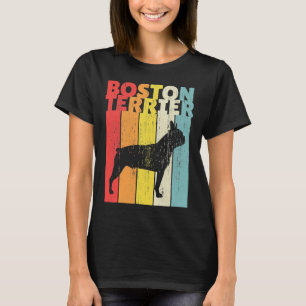 Boston Terrier Dog Vintage T-shirt