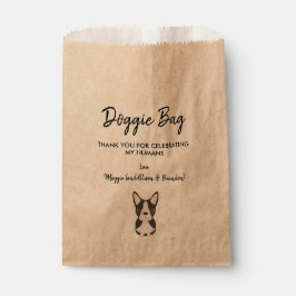 Boston Terrier Doggie Bag voor bruiloft, Favor Bag Bedankzakje