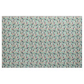 Boston Terrier dogs  florals Stof (Fat Quarter)