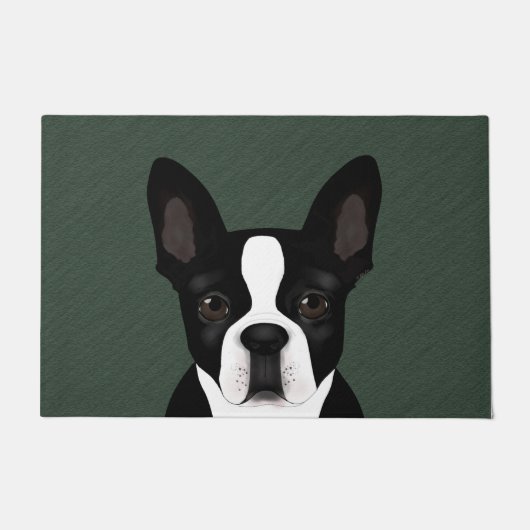 Boston Terrier Doormat Deurmat (Voorkant)