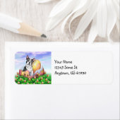 Boston Terrier Easter Labels (Insitu)