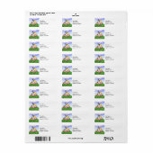 Boston Terrier Easter Labels (Full Sheet)
