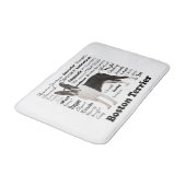 Boston Terrier eigenschappen Bath Mat (Gekanteld)