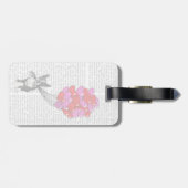 Boston Terrier en ballonnen Bagagelabel (Achterkant horizontaal)