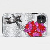 Boston Terrier en ballonnen Case-Mate iPhone Case (Achterkant (horizontaal))
