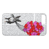 Boston Terrier en ballonnen Case-Mate iPhone Case (Achterkant (Horizontaal))