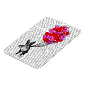 Boston Terrier en ballonnen Magneet (Linkerzijde)