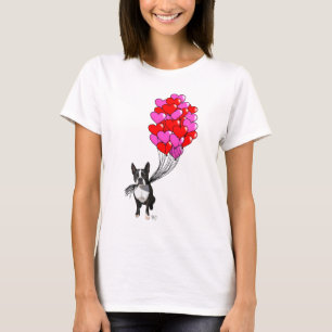 Boston Terrier en ballonnen T-shirt