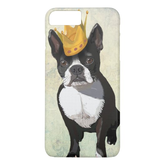 Boston Terrier en Crown Case-Mate iPhone Case (Achterkant)