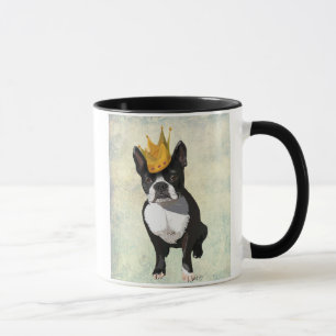 Boston Terrier en Crown Mok