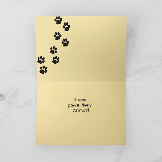 Boston Terrier en Franse Bulldog Dank u Bedankkaart (Binnen)