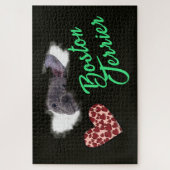 Boston Terrier Eyes Solid Color 1000 stuk Legpuzzel (Verticaal)