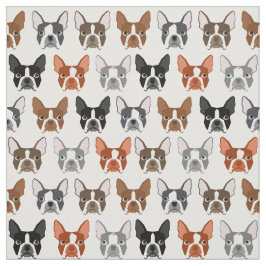 Boston Terrier Fabric Stof