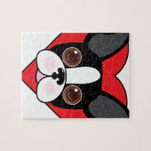 Boston Terrier Face Legpuzzel (Horizontaal)