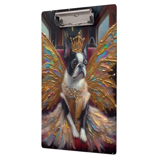 Boston Terrier Fairy Klembord (Links)