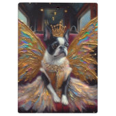 Boston Terrier Fairy Klembord (Achterkant)