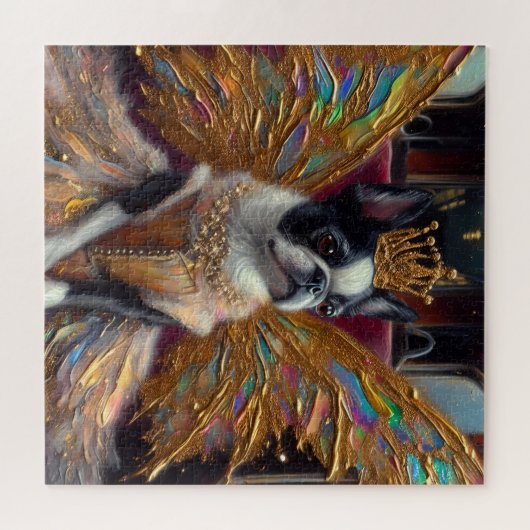 Boston Terrier Fairy Legpuzzel (Horizontaal)